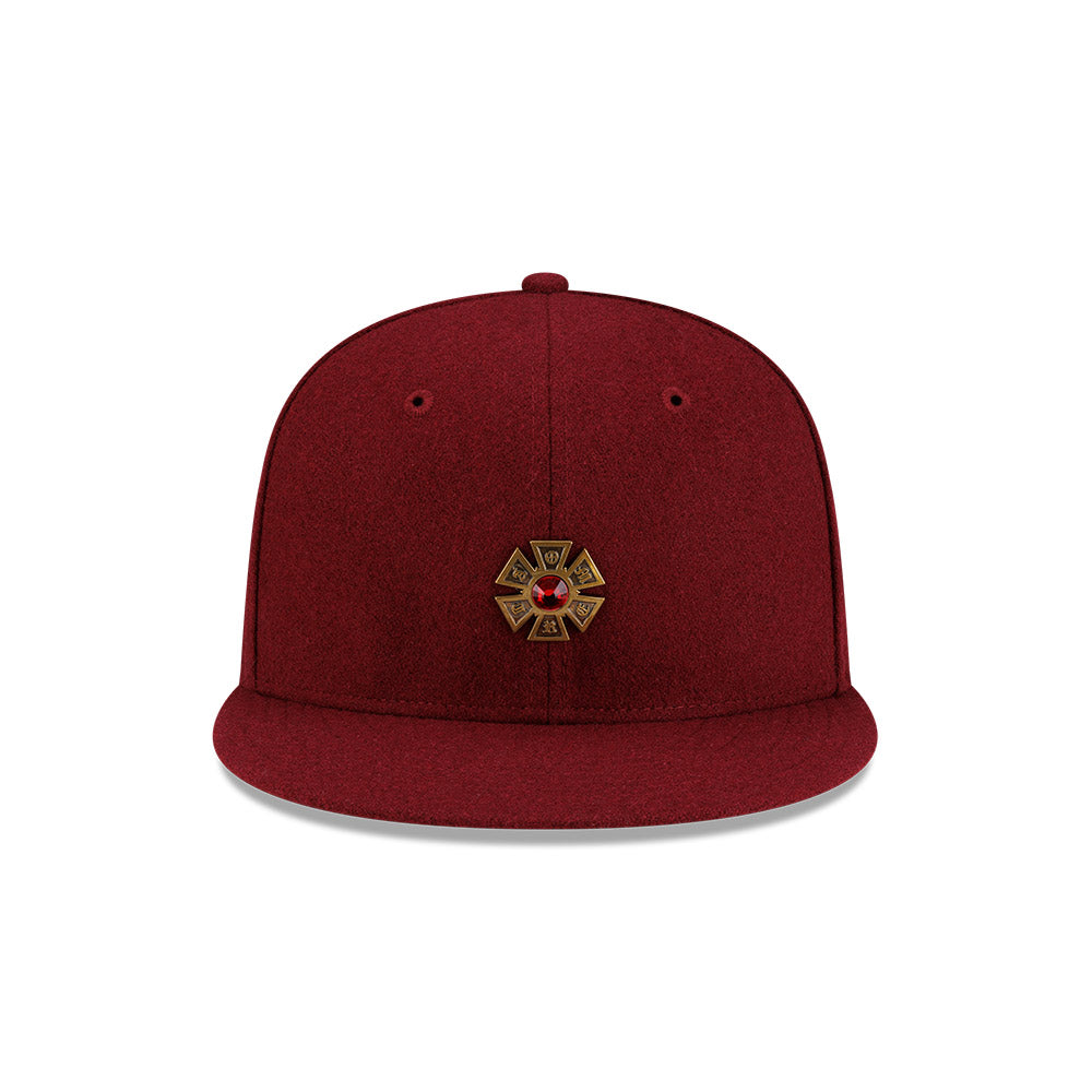 59FIFTY New Era X J Balvin &amp; Ryan Castro Omerta Balvin Maroon Fitted