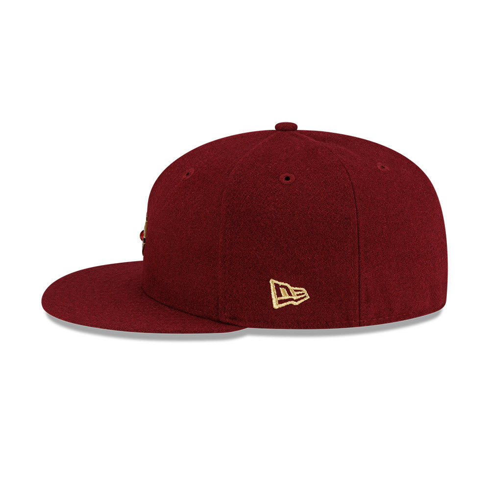 59FIFTY New Era X J Balvin &amp; Ryan Castro Omerta Balvin Maroon Fitted