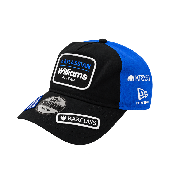 9TWENTY A-Frame Atlassian Williams F1 Team Black Adjustable