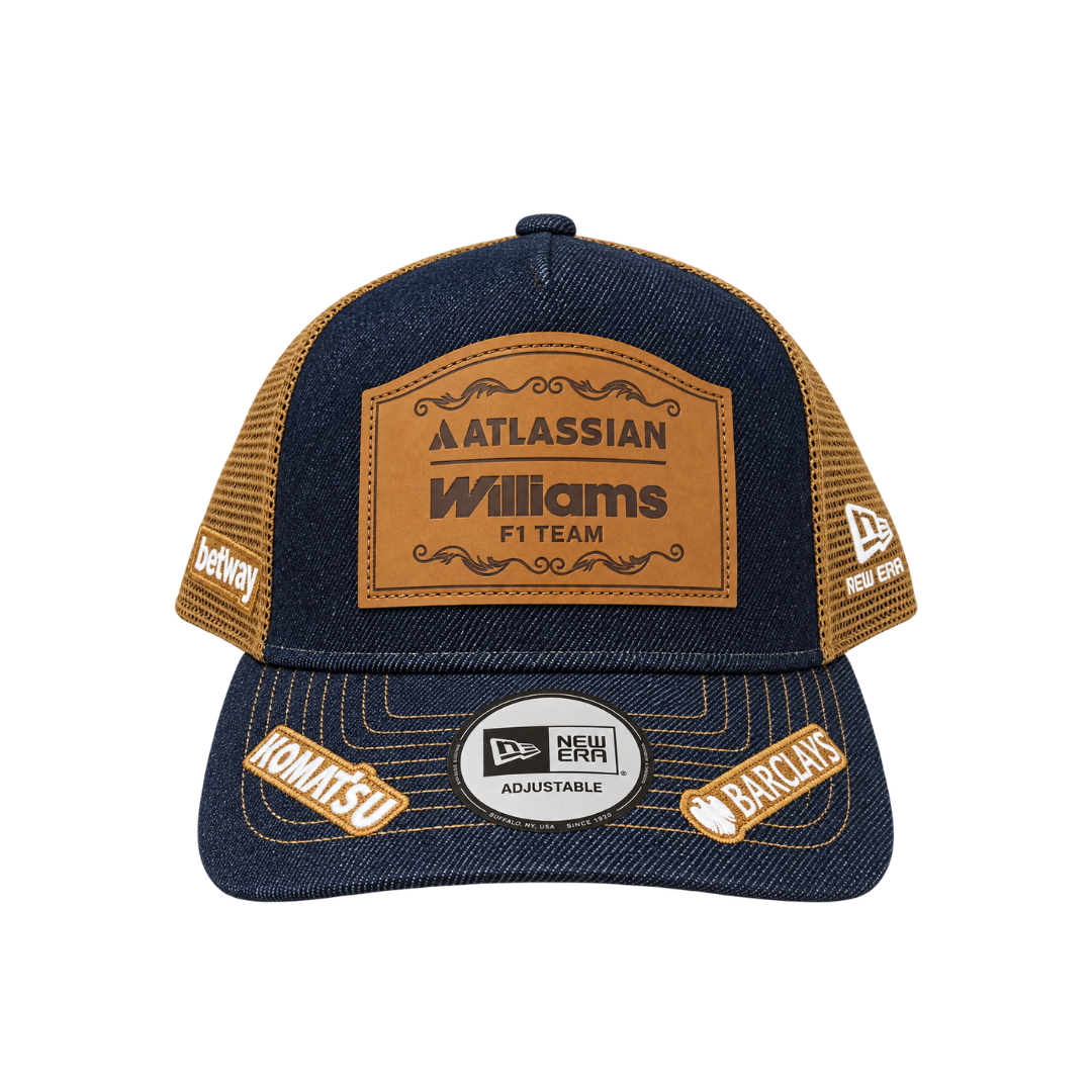 9FORTY E-Frame Trucker Atlassian Williams F1 Team Navy Adjustable