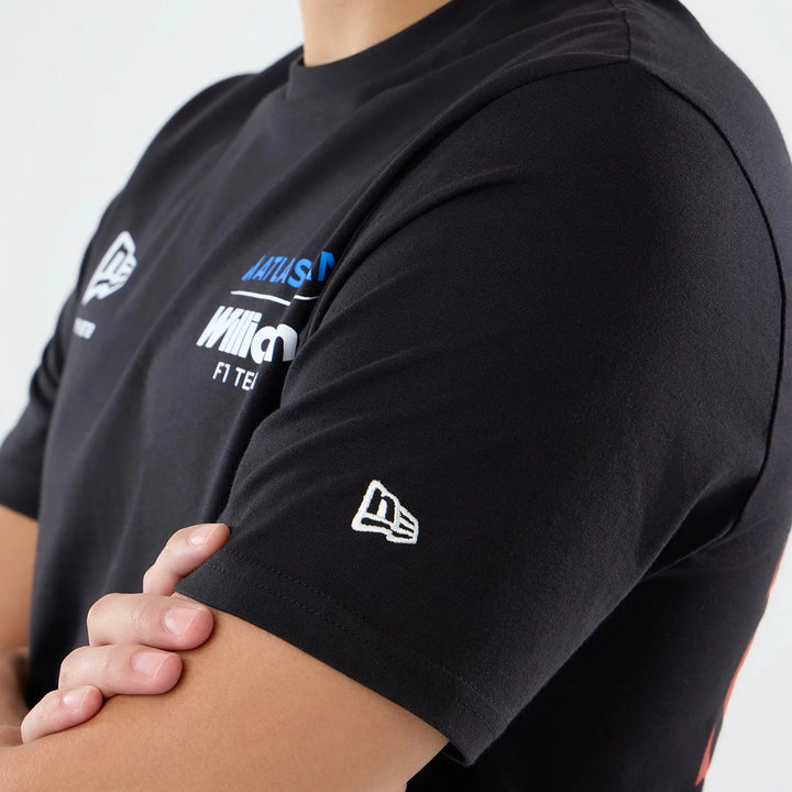Atlassian Williams F1 Team Carlos Sainz Spain Race Special Black Short Sleeve T-Shirt