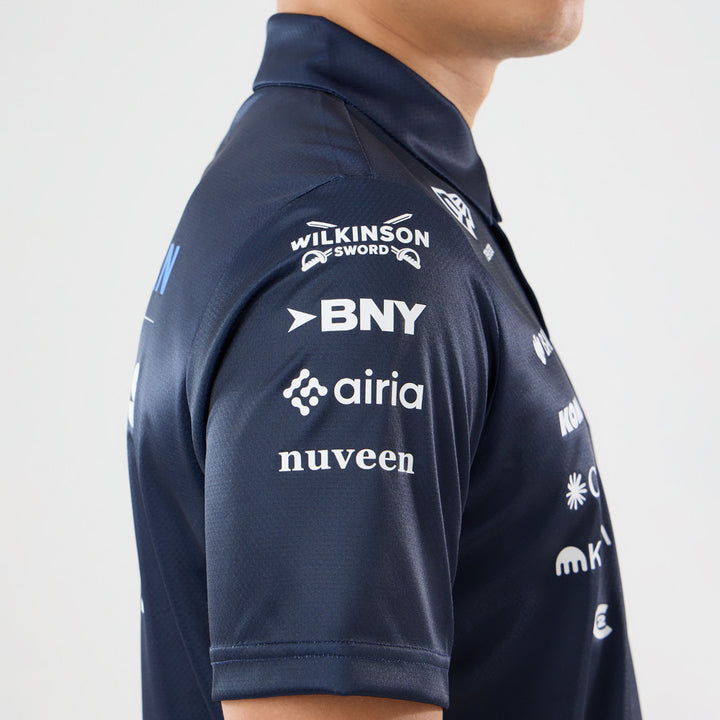Atlassian Williams F1 Team Singapore Race Special Navy Short Sleeve Polo Shirt