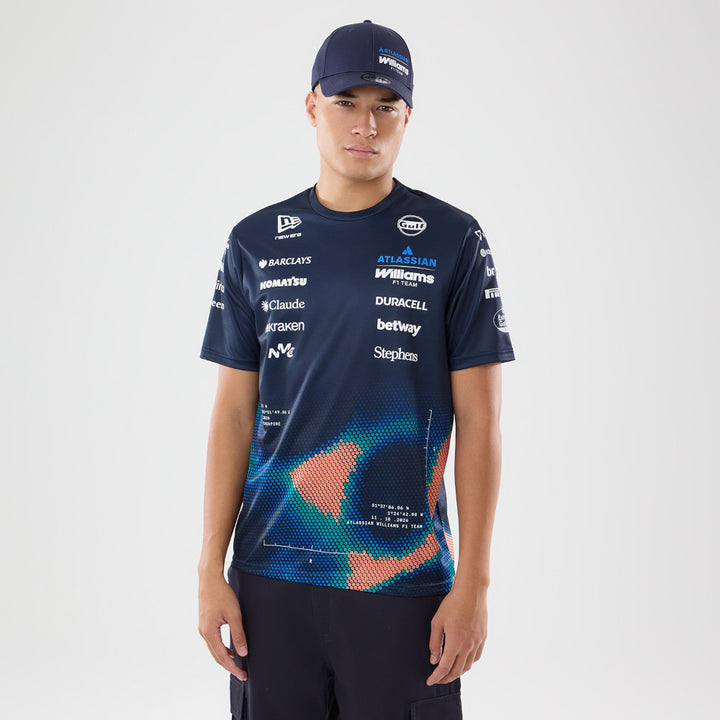 Atlassian Williams F1 Team Singapore Race Special Navy Short Sleeve T-Shirt