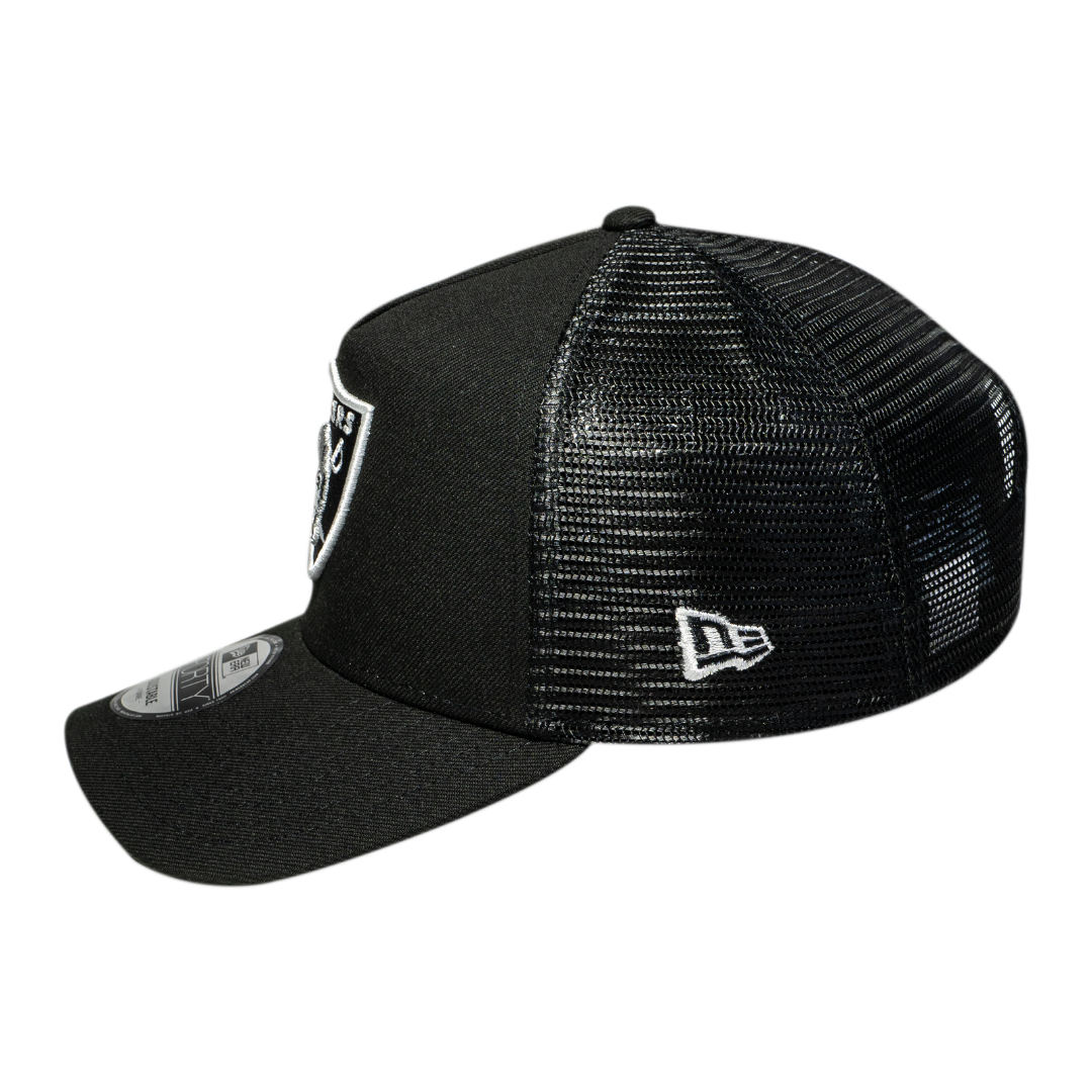 9FORTY A-Frame Trucker Las Vegas Raiders Black Snapback
