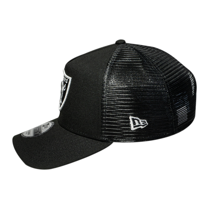 9FORTY A-Frame Trucker Las Vegas Raiders Black Snapback