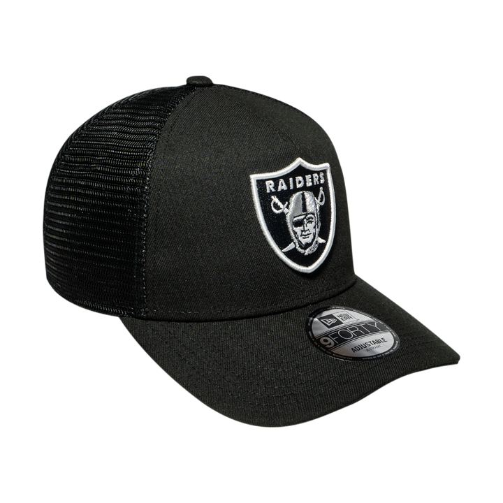9FORTY A-Frame Trucker Las Vegas Raiders Black Snapback