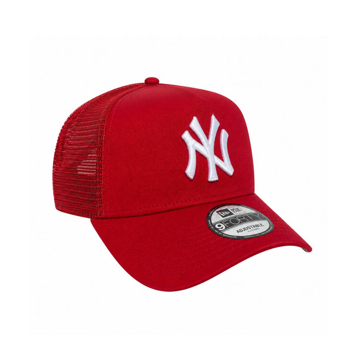 9FORTY A-Frame New York Yankees Scarlet Snapback