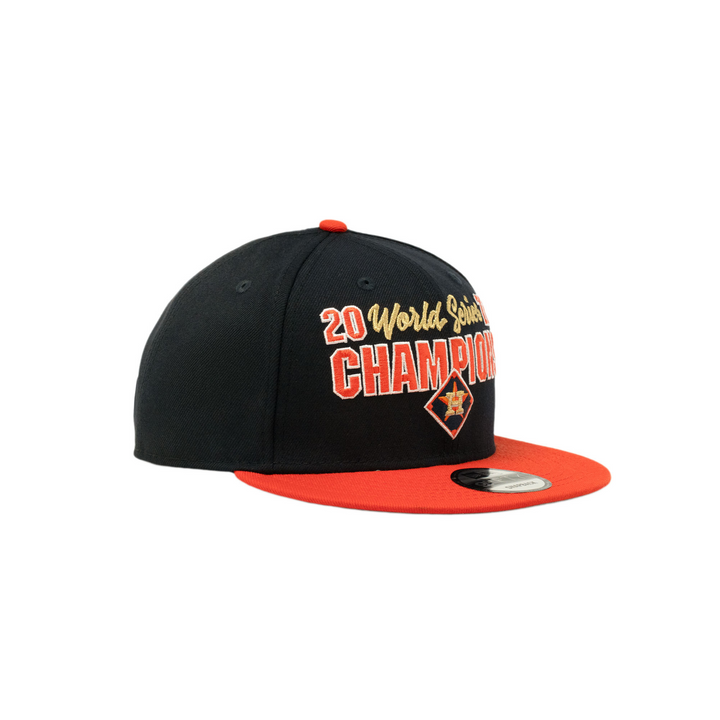 9FIFTY Houston Astros World Series Champions Black  Snapback