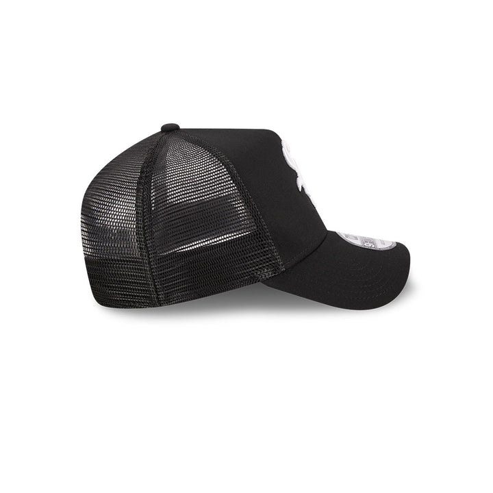 9FORTY A-Frame Trucker Chicago White Sox Black Snapback