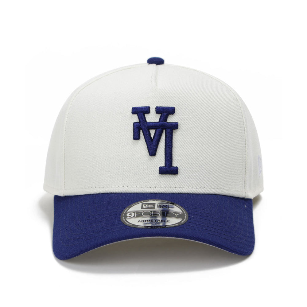 9FORTY A-Frame Los Angeles Dodgers Upside Down 2-Tone Chrome Dark Royal Snapback