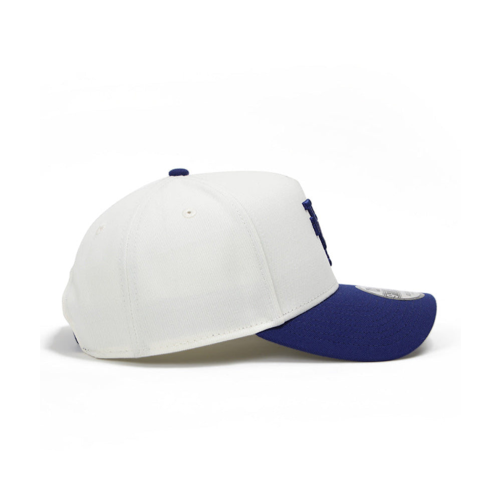 9FORTY A-Frame Los Angeles Dodgers Upside Down 2-Tone Chrome Dark Royal Snapback