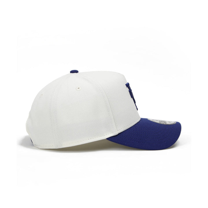 9FORTY A-Frame Los Angeles Dodgers Upside Down 2-Tone Chrome Dark Royal Snapback