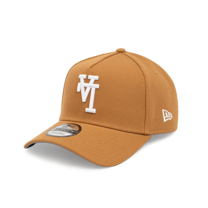 9FORTY A-Frame Los Angeles Dodgers Upside Down Light Bronze Snapback