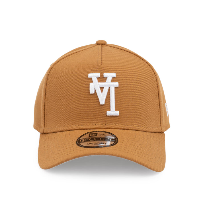 9FORTY A-Frame Los Angeles Dodgers Upside Down Light Bronze Snapback