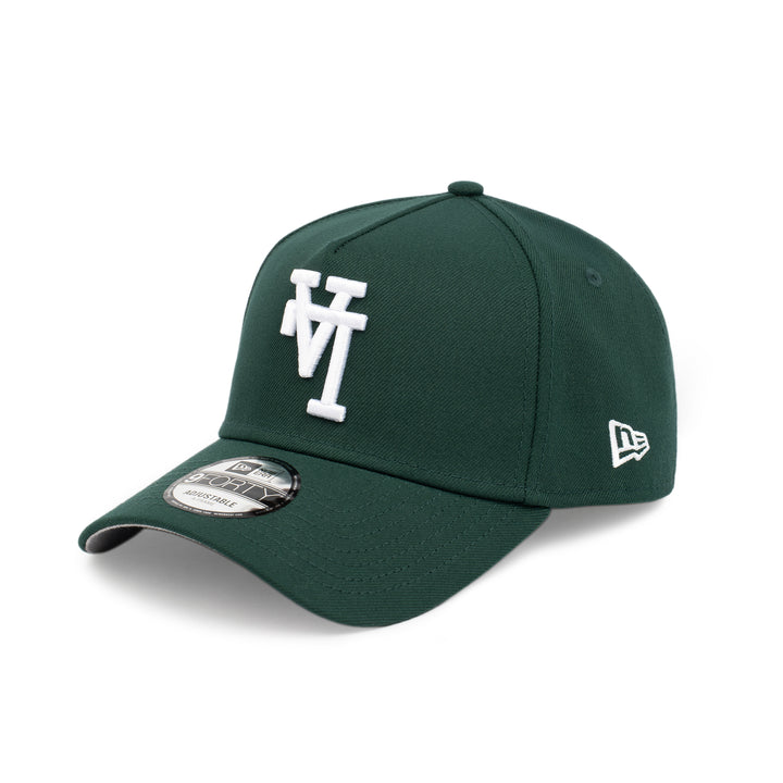 9FORTY A-Frame Los Angeles Dodgers Upside Down Dark Green Snapback