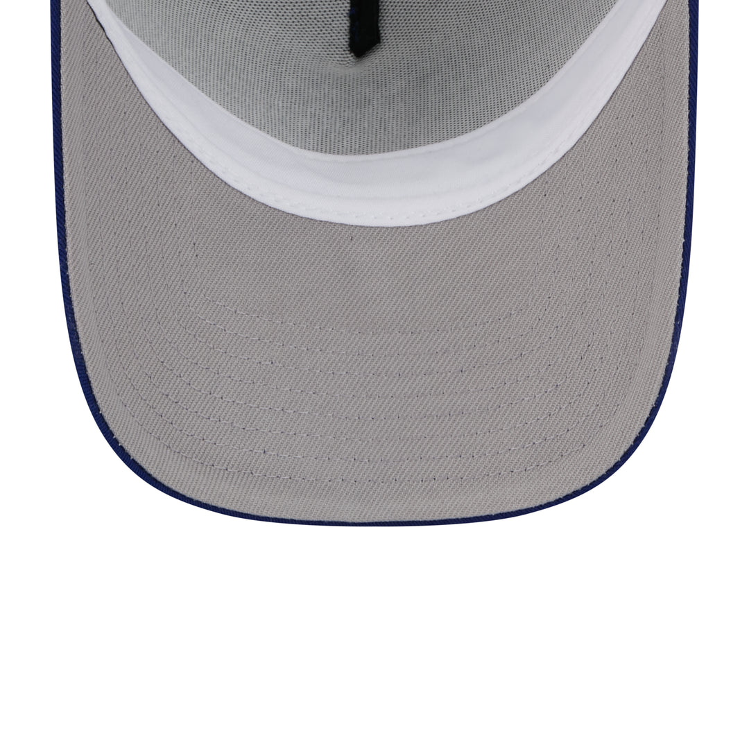 9FORTY A-Frame Trucker Foam Los Angeles Dodgers Upside Down Dark Royal White Snapback