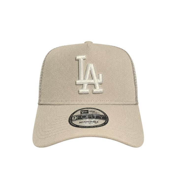 9FORTY A-Frame Trucker Los Angeles Dodgers Stone Snapback