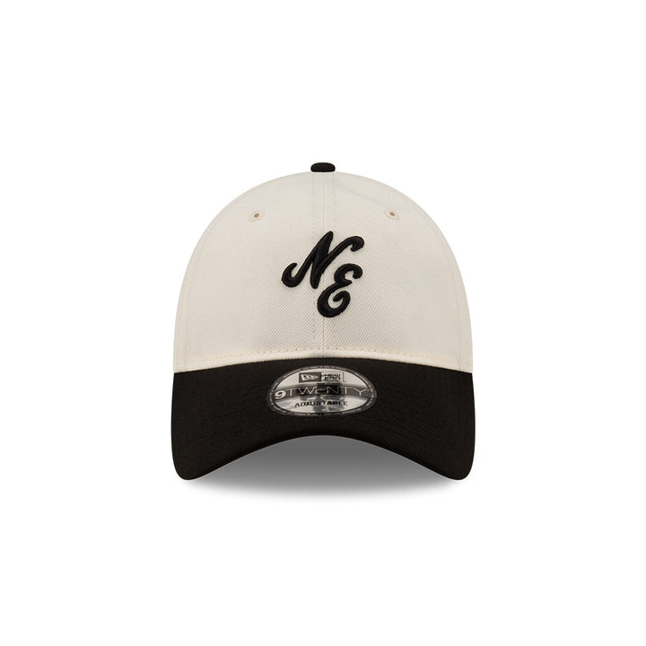 9TWENTY New Era 2-Tone Black Visor Chrome White Adjustable