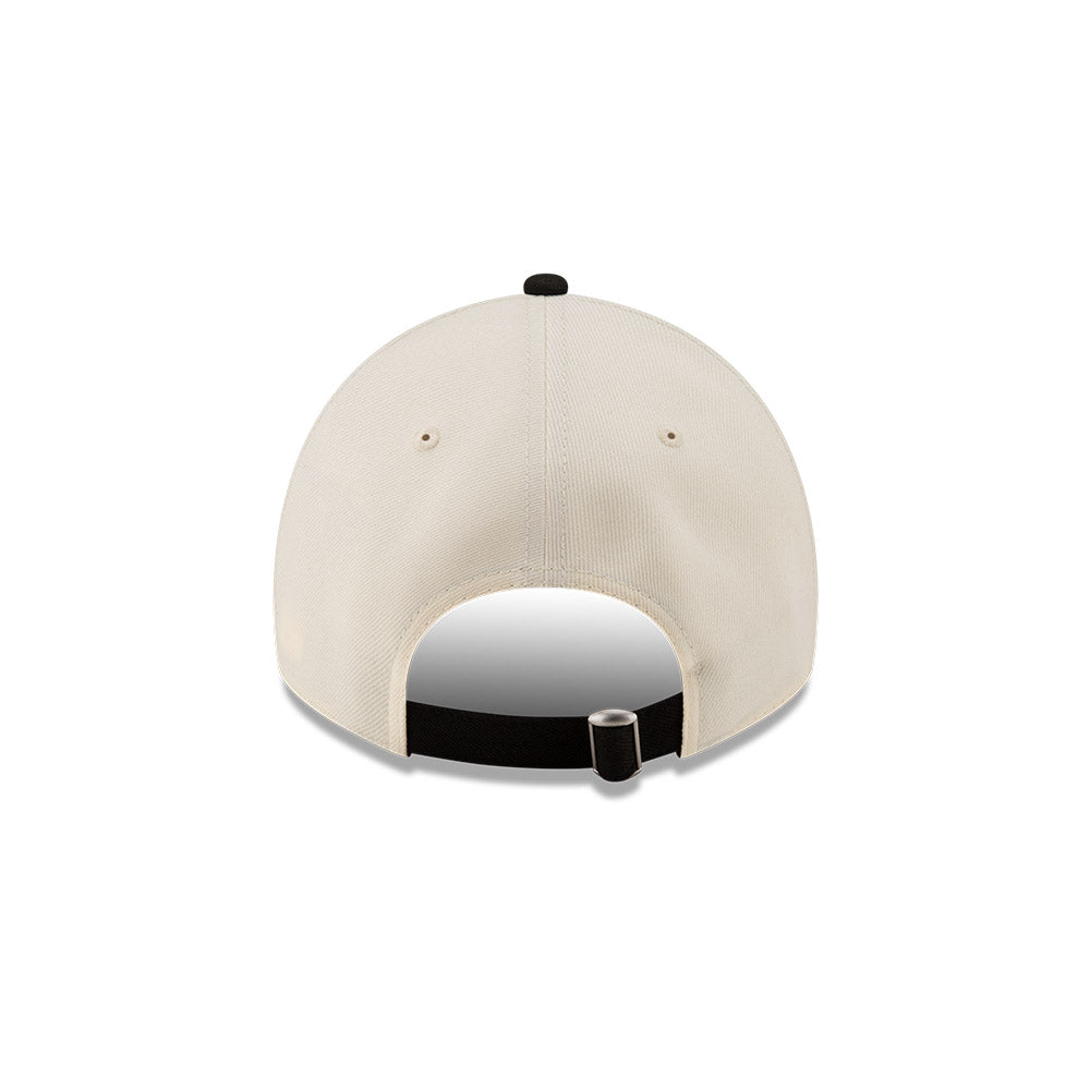 9TWENTY New Era 2-Tone Black Visor Chrome White Adjustable