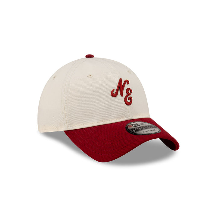9TWENTY New Era 2-Tone Hero Red Visor Chrome White Adjustable