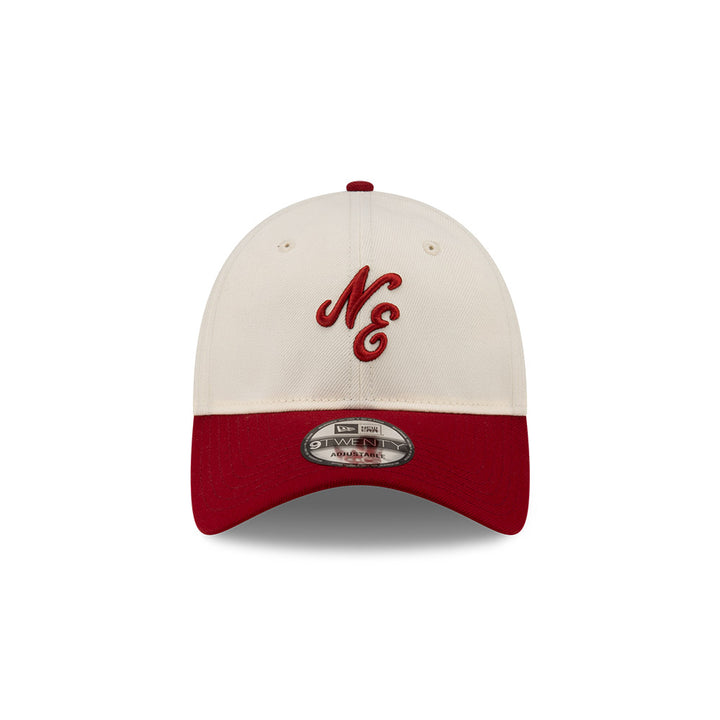 9TWENTY New Era 2-Tone Hero Red Visor Chrome White Adjustable