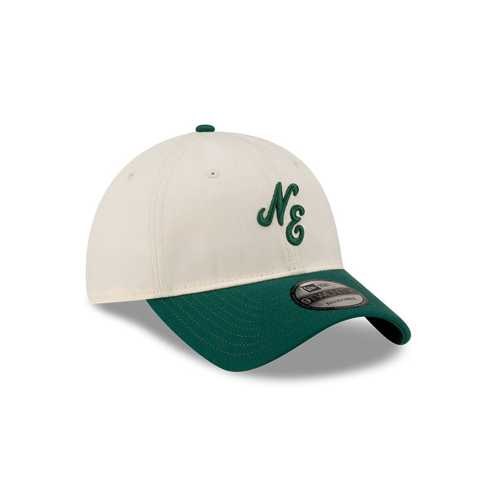 9TWENTY New Era 2-Tone Emerald Visor Chrome White Adjustable