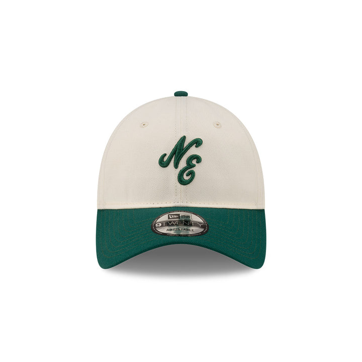 9TWENTY New Era 2-Tone Emerald Visor Chrome White Adjustable