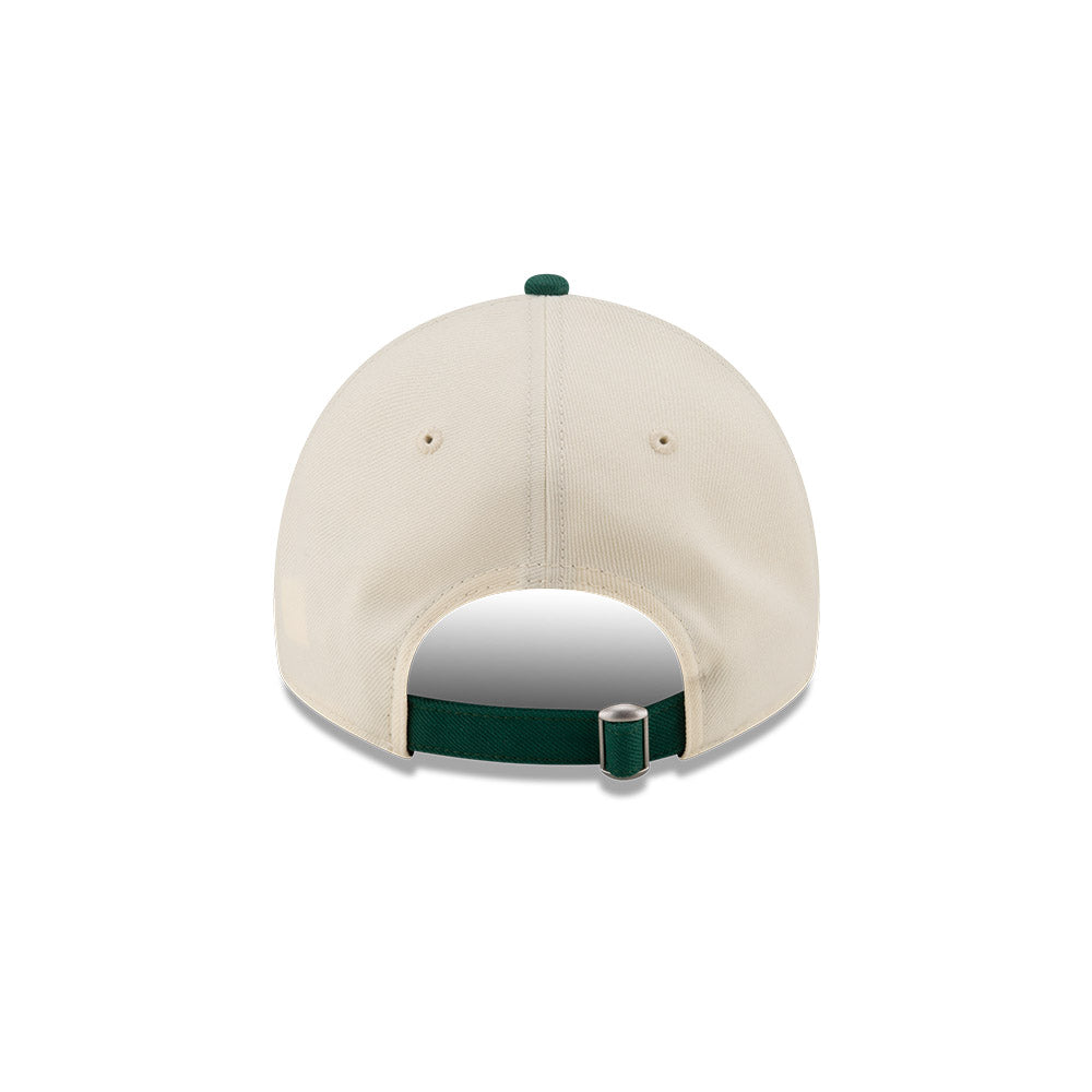 9TWENTY New Era 2-Tone Emerald Visor Chrome White Adjustable