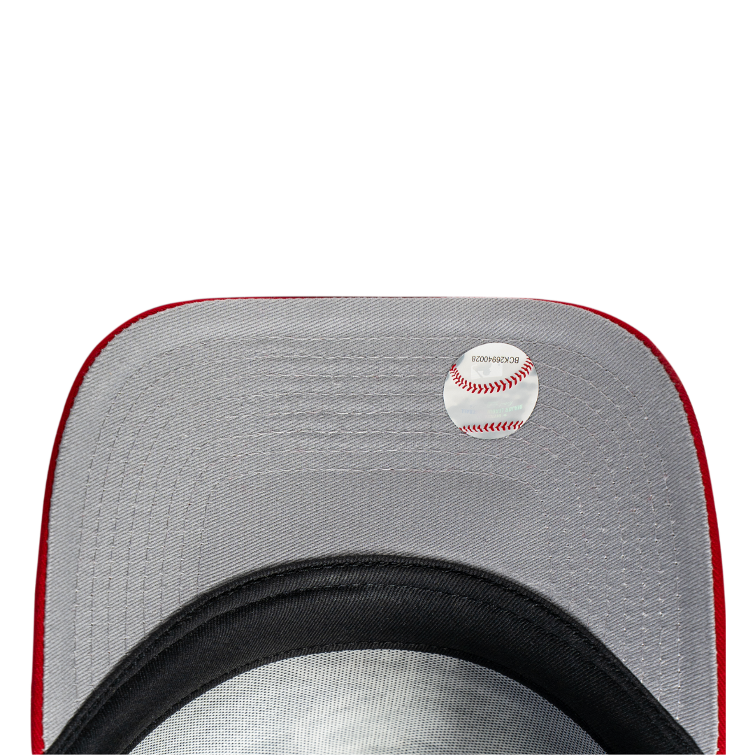 9FORTY A-Frame Trucker New York Yankees Black Scarlet Snapback