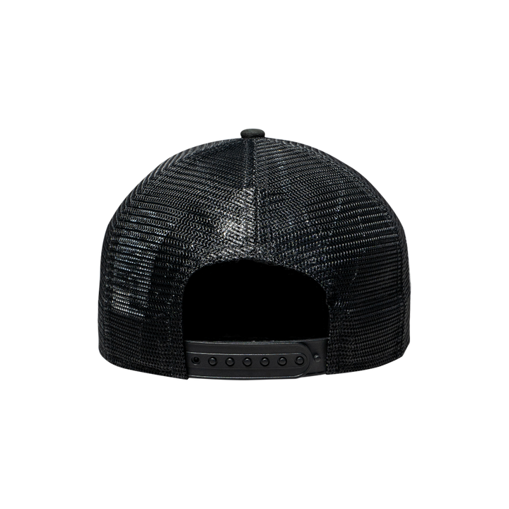 9FORTY A-Frame Trucker New York Yankees Black Scarlet Snapback