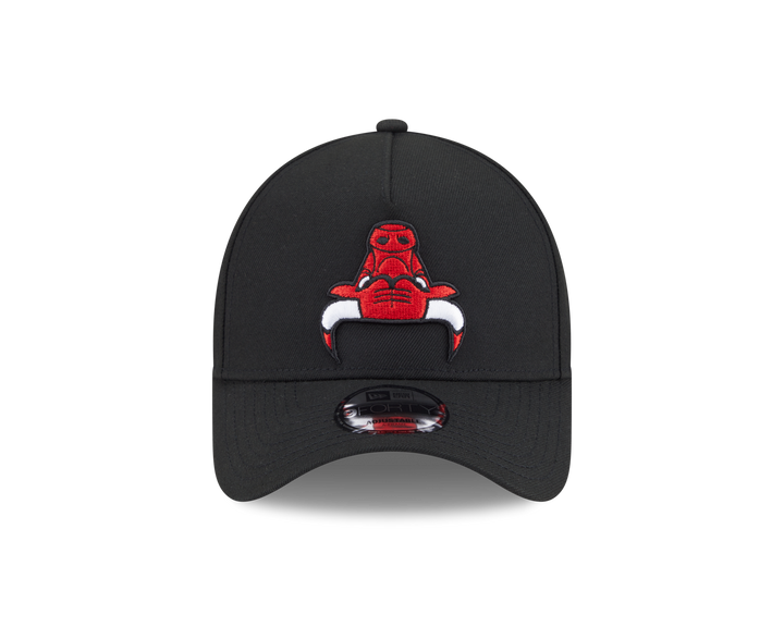 9FORTY A-Frame Chicago Bulls NBA Upside Down Black Snapback