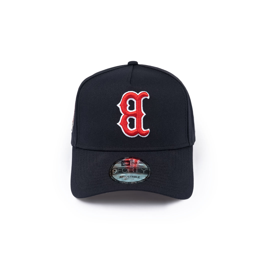 9FORTY A-Frame Boston Red Sox Upside Down Navy Snapback
