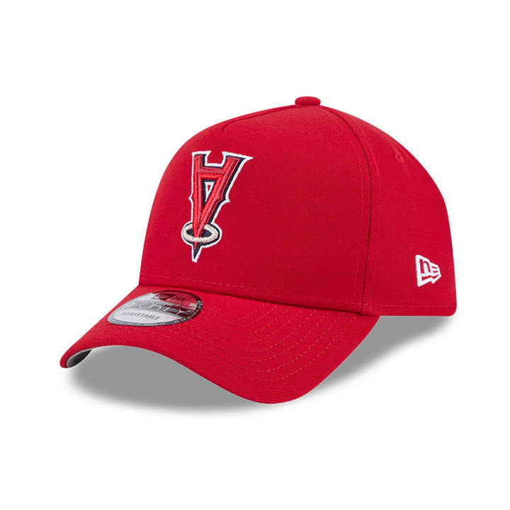 9FORTY A-Frame Los Angeles Angels Upside Down Red Snapback