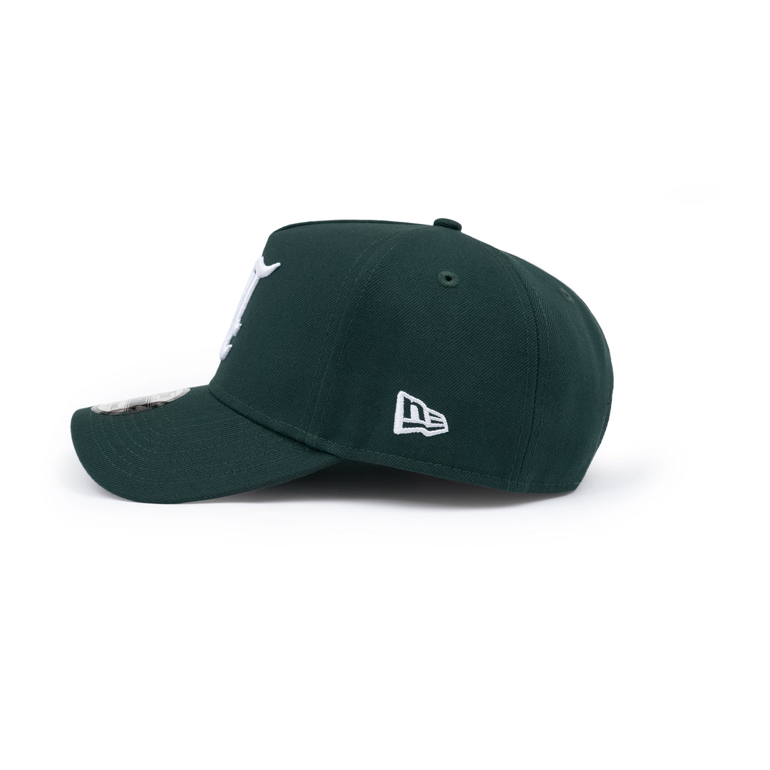 9FORTY A-Frame Oakland Athletics Upside Down Dark Green Snapback