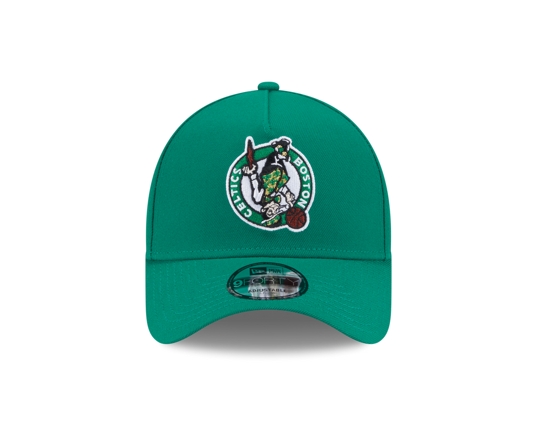 9FORTY A-Frame Boston Celtics NBA Upside Down Kelly Green Snapback