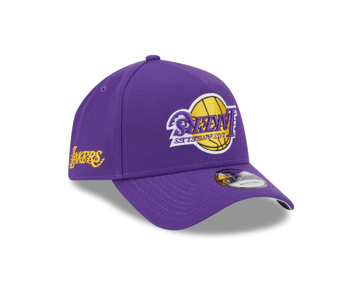 9FORTY A-Frame Los Angeles Lakers NBA Upside Down True Purple Snapback