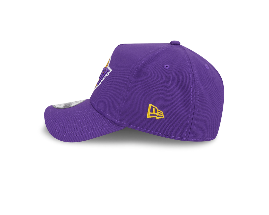 9FORTY A-Frame Los Angeles Lakers NBA Upside Down True Purple Snapback