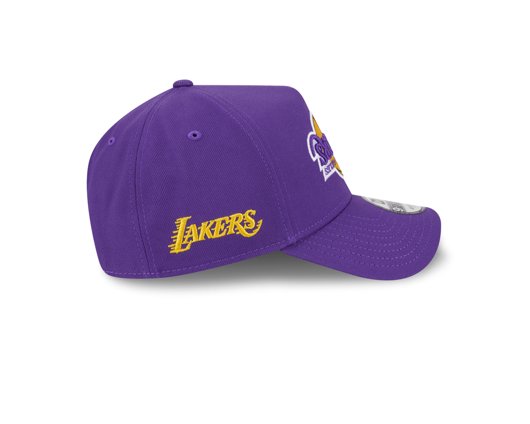 9FORTY A-Frame Los Angeles Lakers NBA Upside Down True Purple Snapback