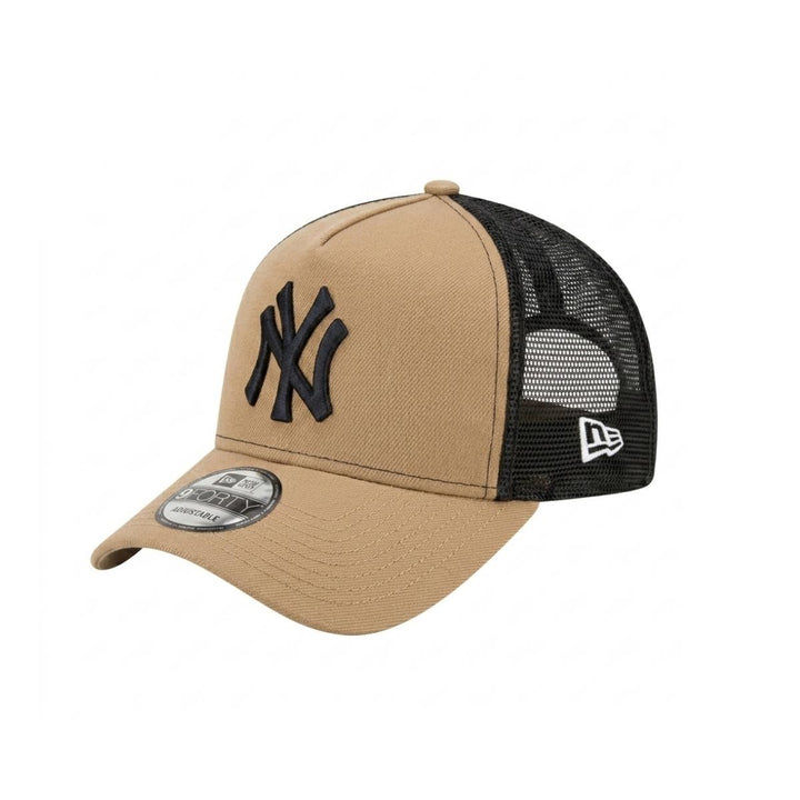 9FORTY A-Frame Trucker New York Yankees Khaki Snapback