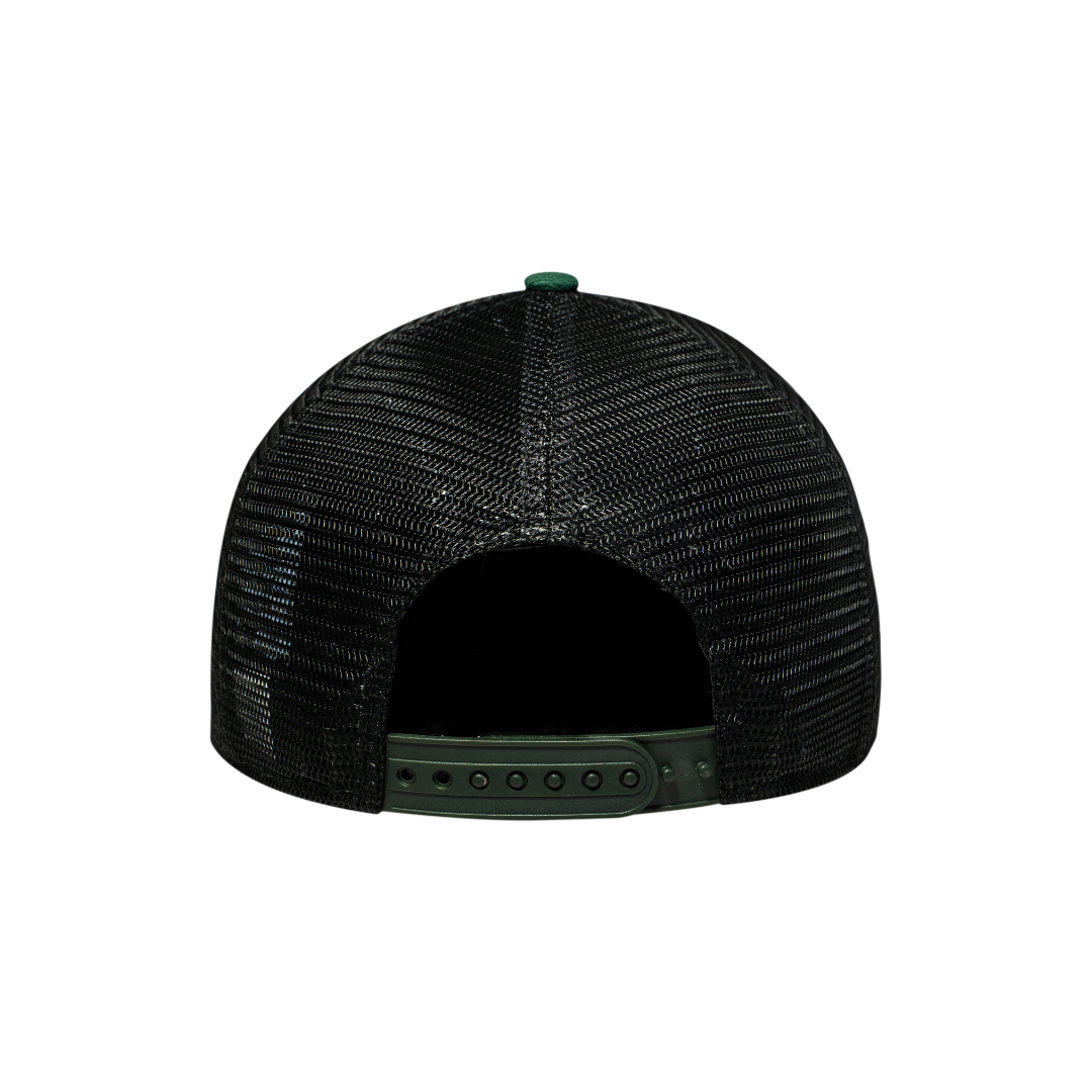 9FORTY A-Frame Trucker Milwaukee Bucks Green Snapback