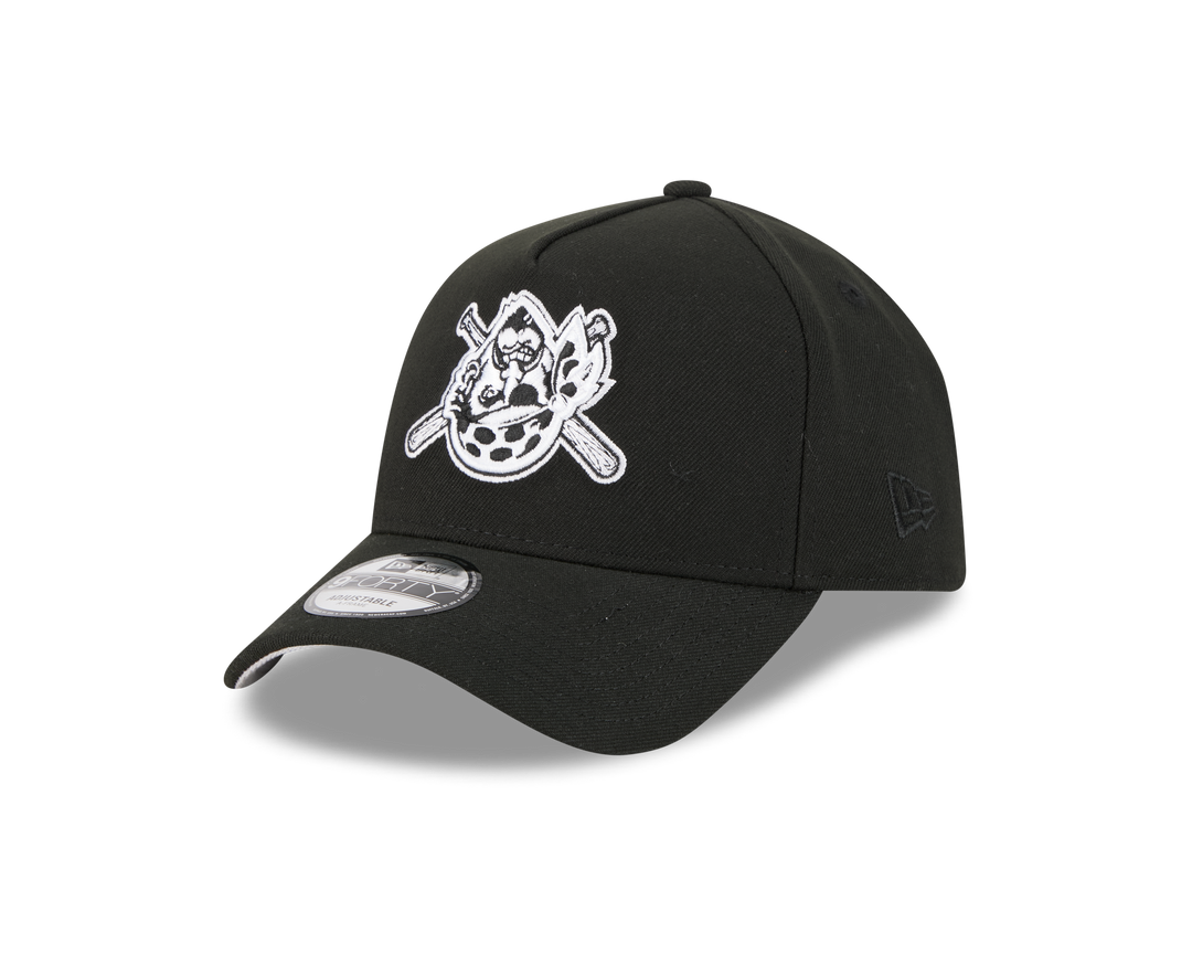 9FORTY A-Frame Pittsburgh Pirates MLB Upside Down Black Snapback