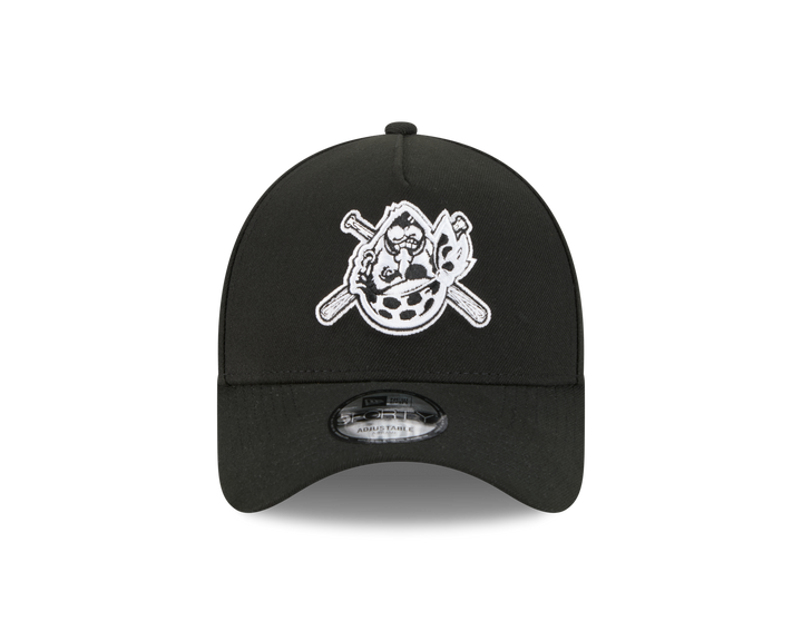 9FORTY A-Frame Pittsburgh Pirates MLB Upside Down Black Snapback