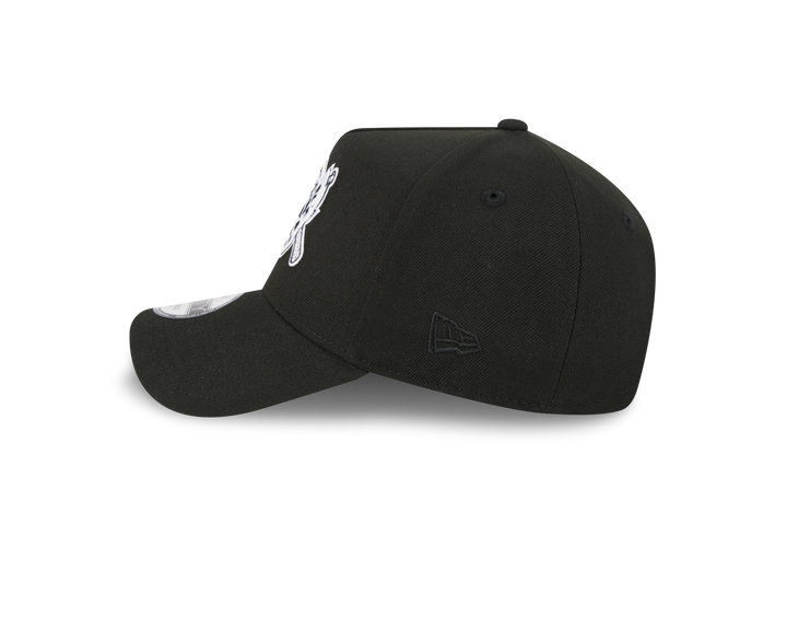 9FORTY A-Frame Pittsburgh Pirates MLB Upside Down Black Snapback