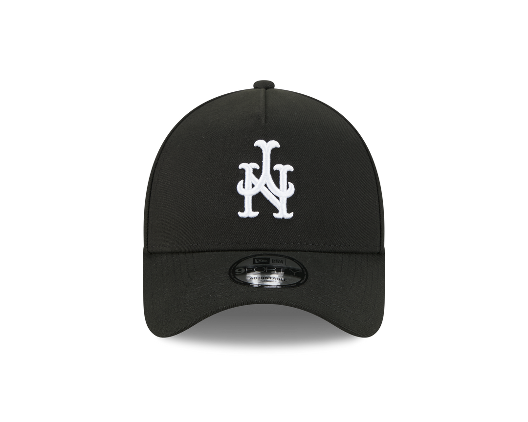 9FORTY A-Frame New York Mets MLB Upside Down Black Snapback