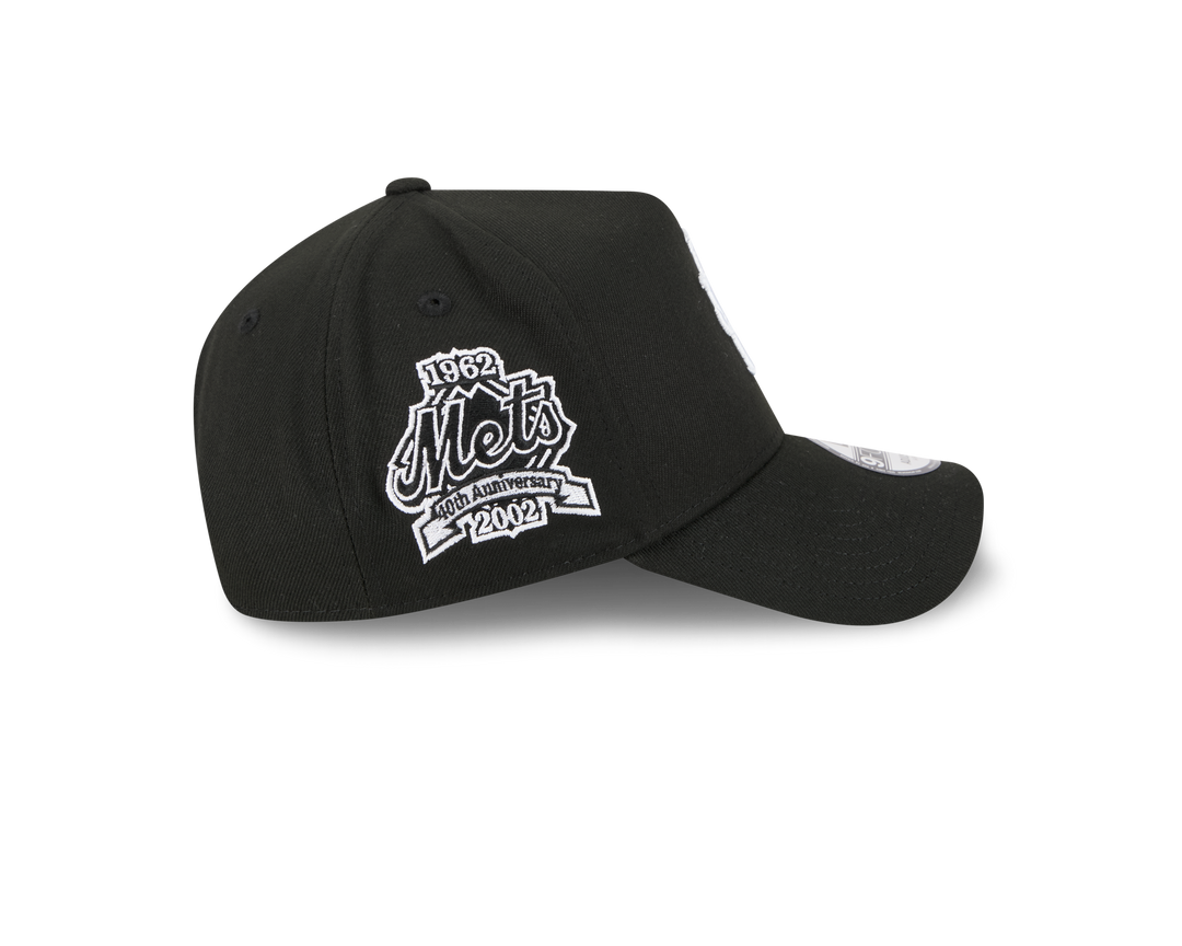 9FORTY A-Frame New York Mets MLB Upside Down Black Snapback