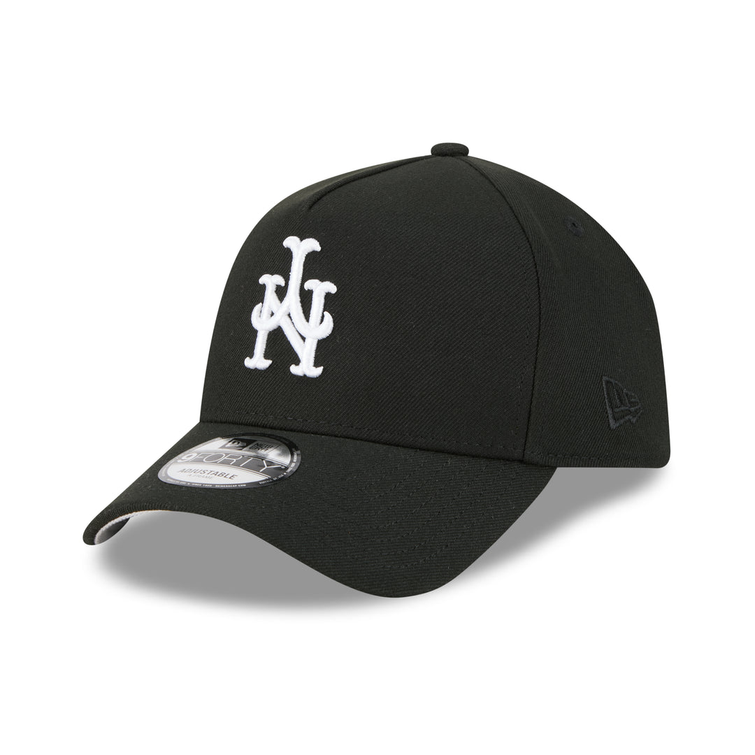9FORTY A-Frame New York Mets MLB Upside Down Black Snapback