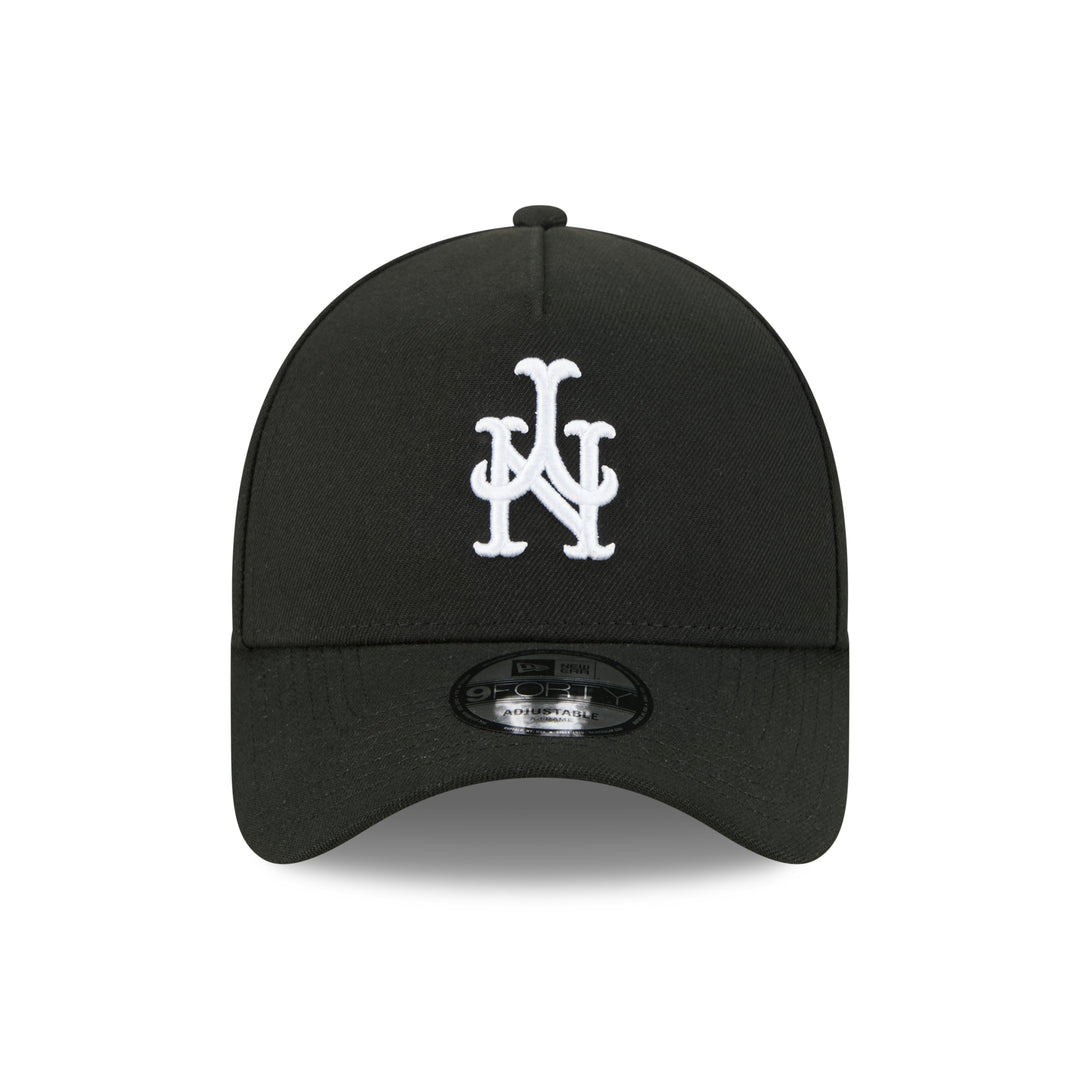 9FORTY A-Frame New York Mets MLB Upside Down Black Snapback