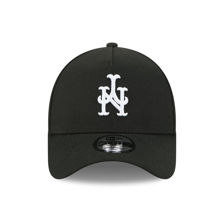 9FORTY A-Frame New York Mets MLB Upside Down Black Snapback