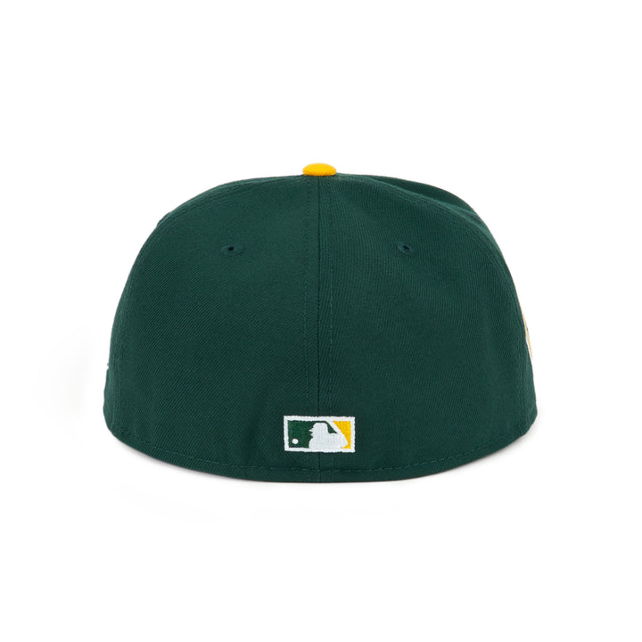 59FIFTY Oakland Athletics Cooperstown World Series Upside Down Dark Green Fitted