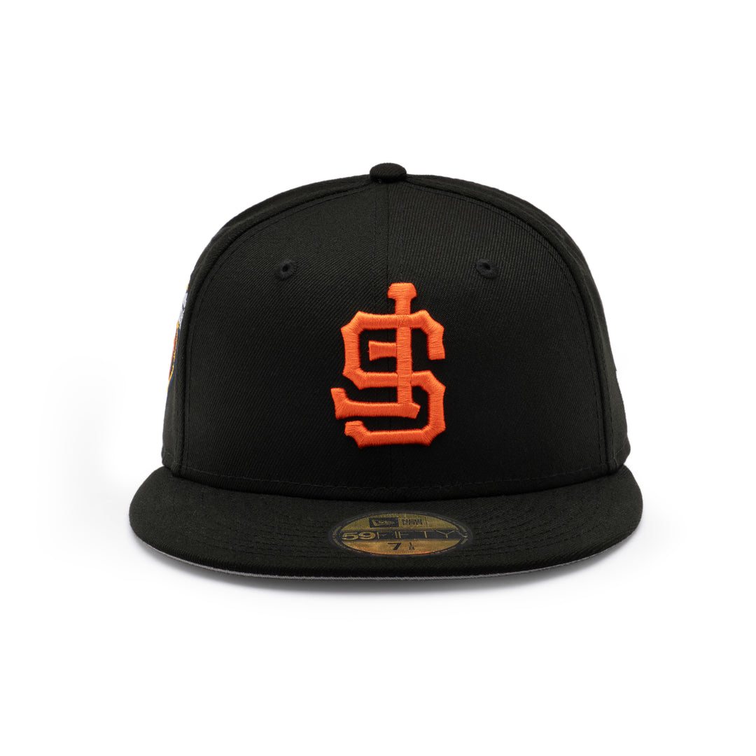59FIFTY San Francisco Giants Cooperstown World Series Upside Down Black Fitted